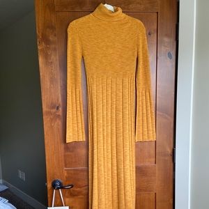 Knit Wool Maxi Sweater Dress
